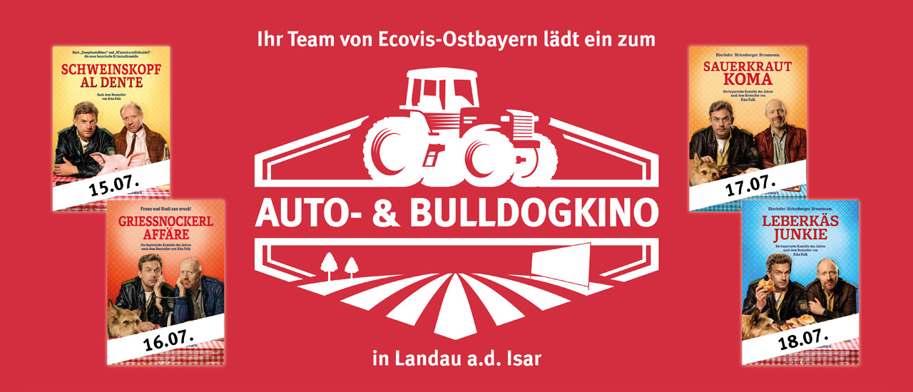 Mit Ecovis ins Auto- & Bulldogkino nach Landau/Isar