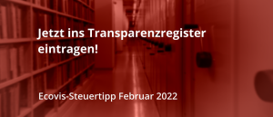 Transparenzregister Eintrag