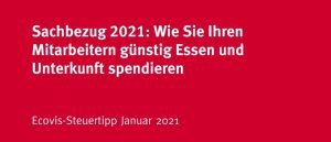 sachbezug 2021