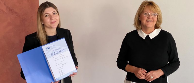 Als Ausbildungsbotschafterin für die eigene Ausbildung werben