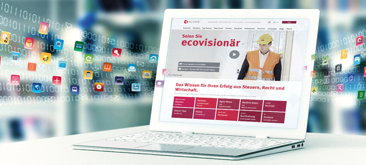 Serviceportal Ecovis Online: Mit einem Klick zu allen Anwendungen - Ecovis Deutschland