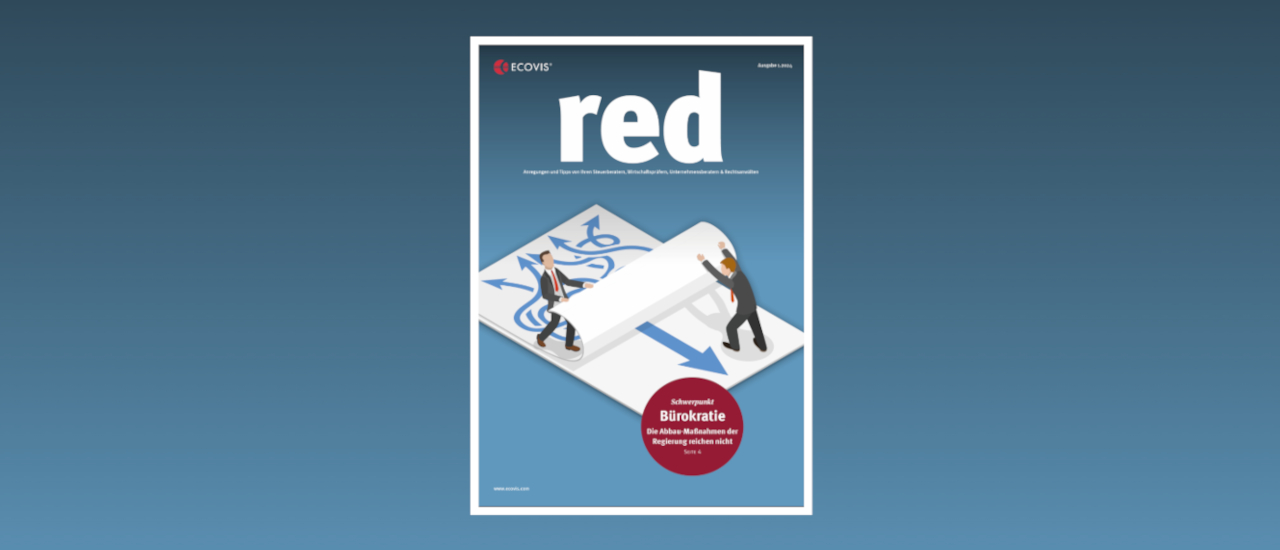 ECOVIS red – Ausgabe 1/2024 - Ecovis Deutschland