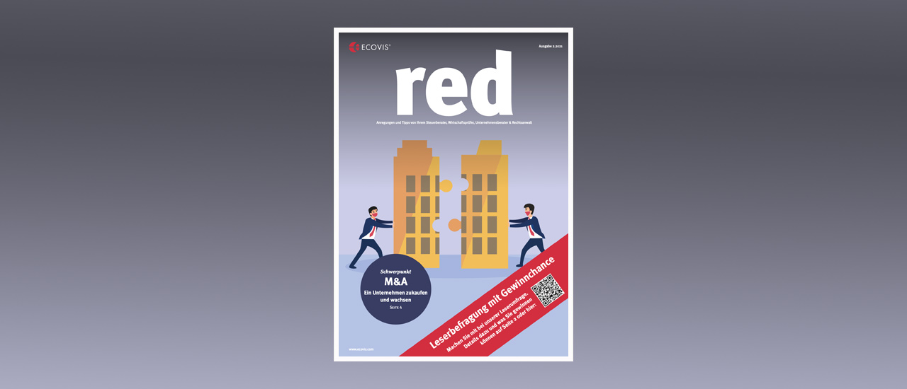 ECOVIS red – Ausgabe 2/2021 - Ecovis Deutschland