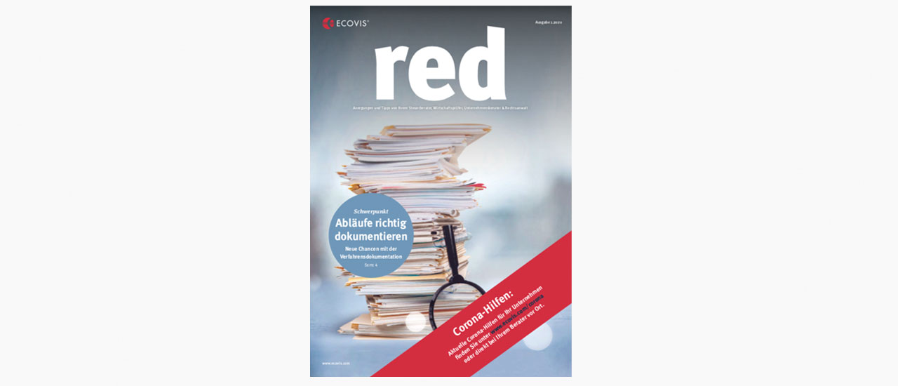 ECOVIS red – Ausgabe 1/2020 - Ecovis Deutschland