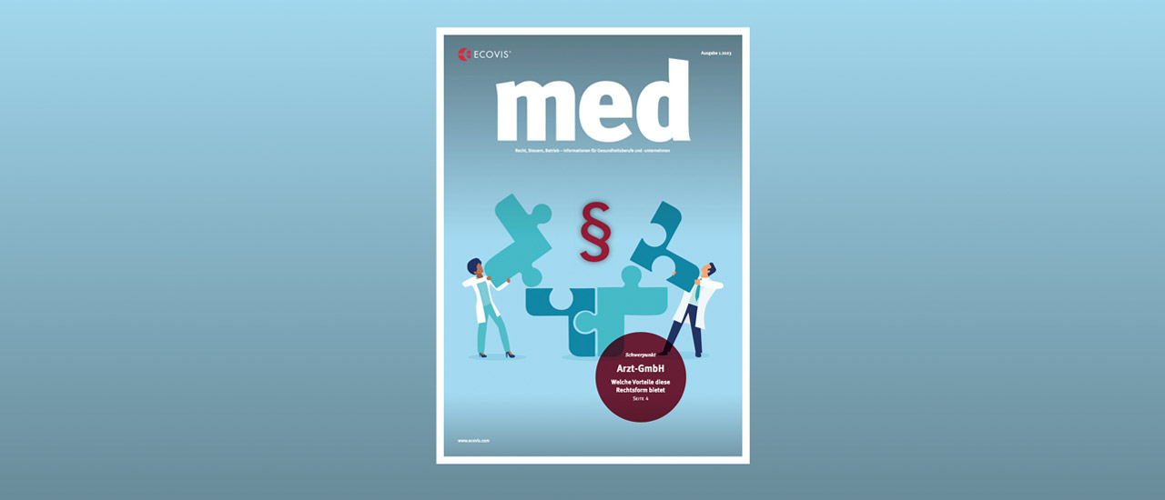 ECOVIS med – Ausgabe 1/2023 - Ecovis Deutschland