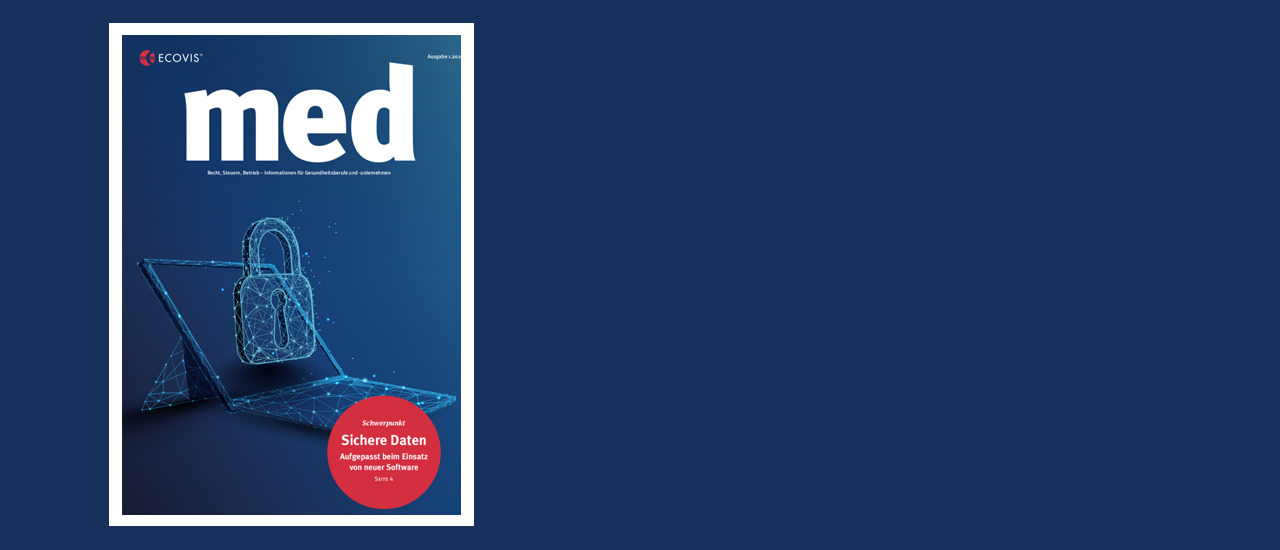 ECOVIS med – Ausgabe 1/2020 - Ecovis Deutschland