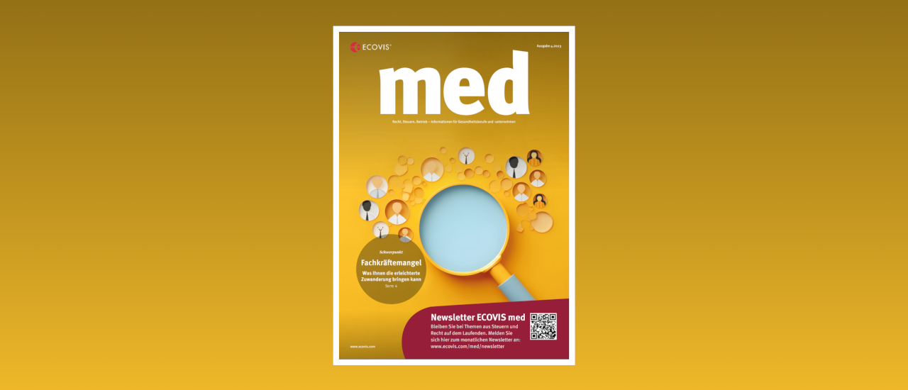 ECOVIS med – Ausgabe 4/2023 - Ecovis Deutschland