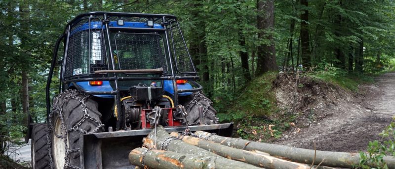 Forstwirtschaftliche Zugmaschinen