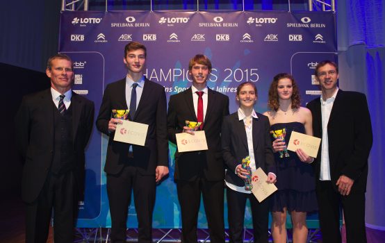 „Champions 2015“ – Juniorsportler des Jahres 2015
