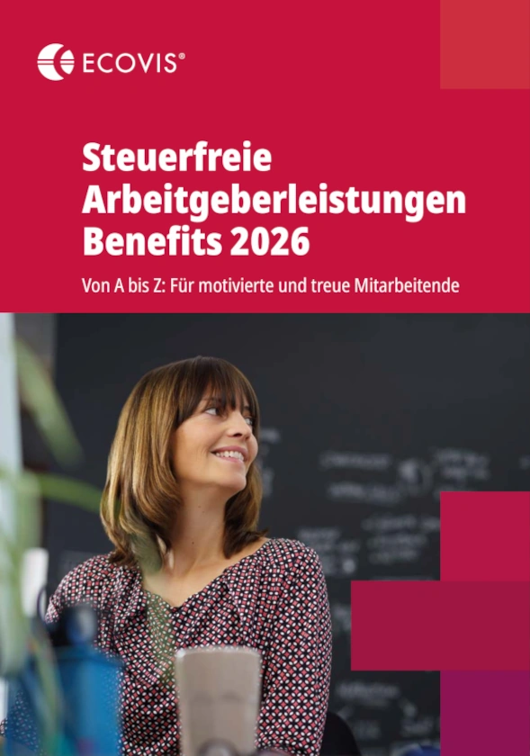 Broschüre "Steuerfreie Arbeitgeberleistungen – Benefits 2026"
