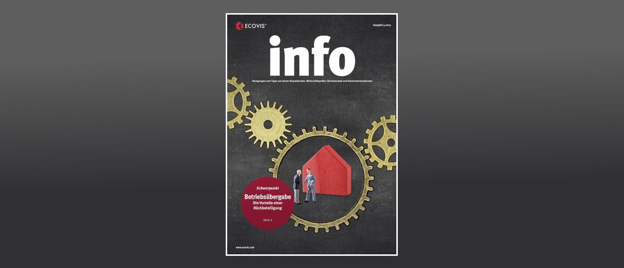 ECOVIS info – Ausgabe 4/2025 - Ecovis Deutschland