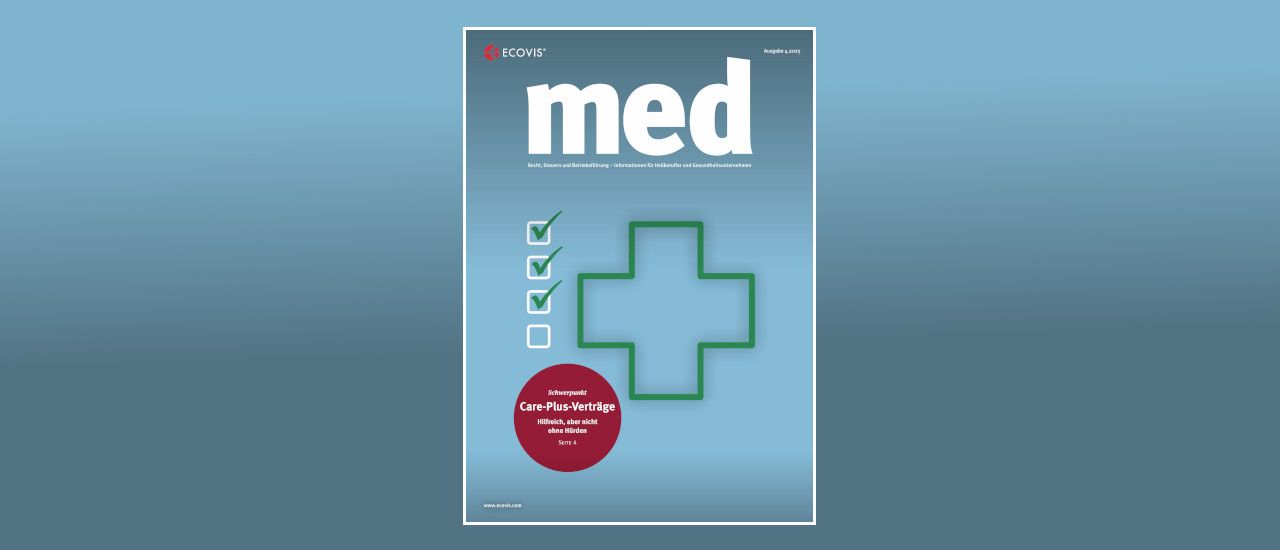 ECOVIS med – Ausgabe 4/2025 - Ecovis Deutschland